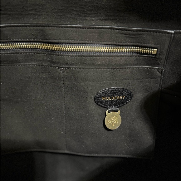 Mulberry Bayswater Black Leather Satchel – Vintage - Made in Turkey - Picture 11 of 16
